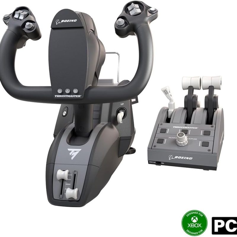 Thrustmaster TCA Yoke Pack Boeing Edition شامل یوک و کوادرانت پرواز