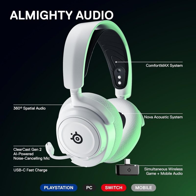 Arctis Nova 7X Wireless White