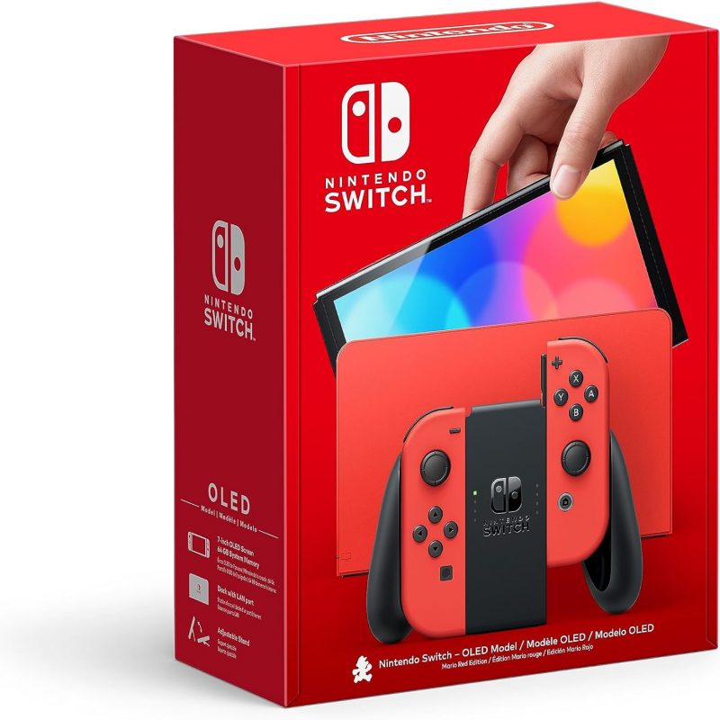 Nintendo Switch OLED Mario Red Edition Console