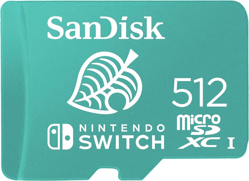 SanDisk 512GB microSDXC™ UHS-I card for Nintendo