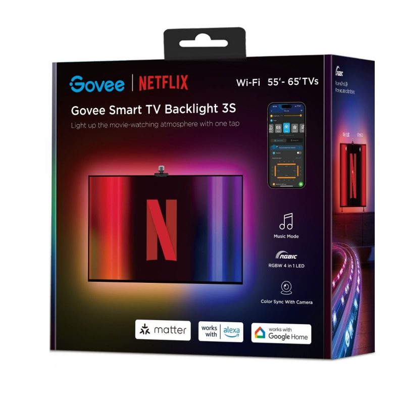Govee Envisual TV Backlight 3S (55~65 inch) (Netfilx)