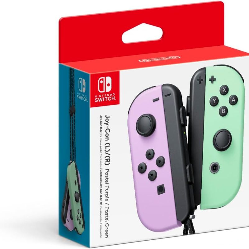 Nintendo Switch Joy-Con Controllers (Pastel Purple/Pastel Green)