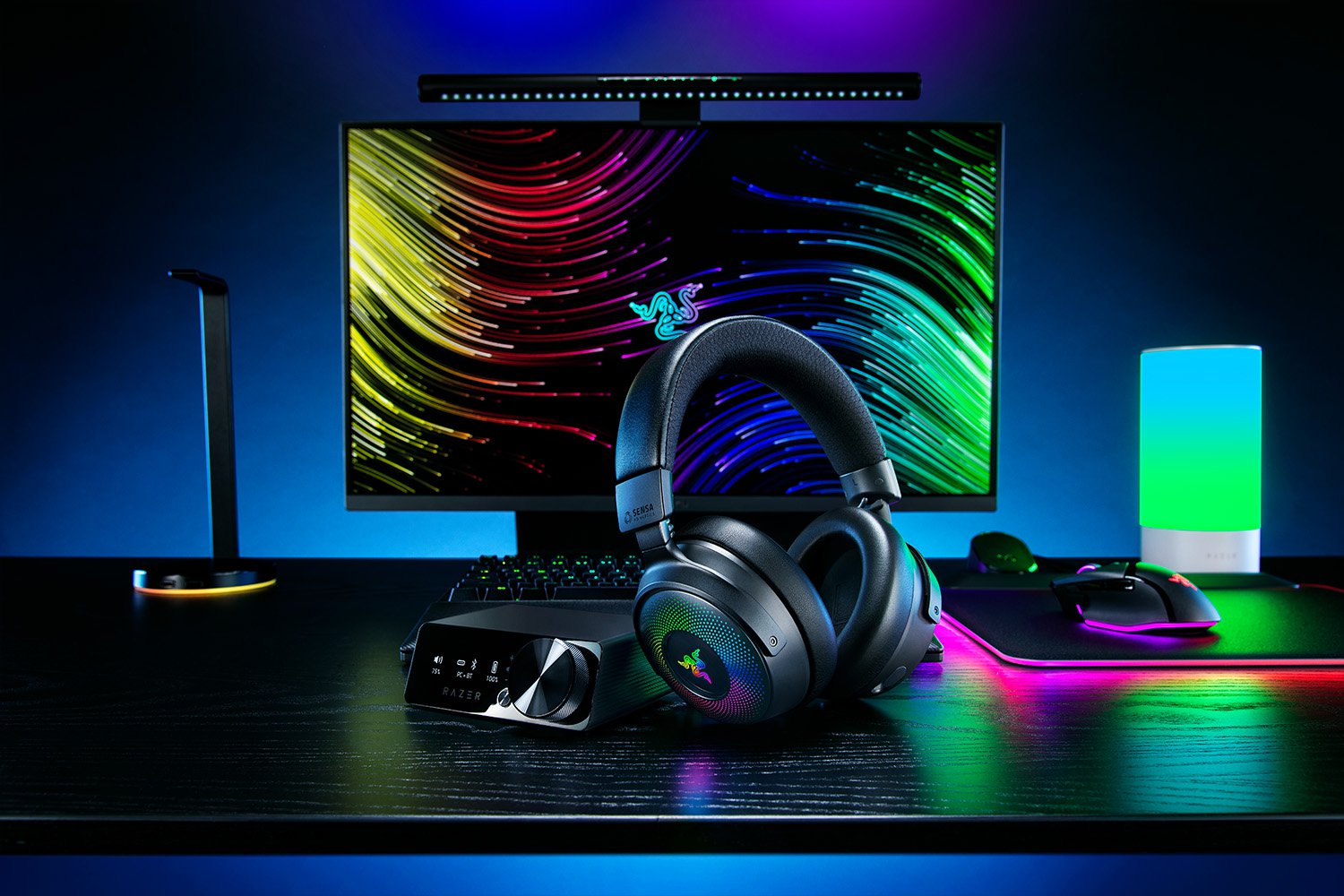 هدست کراکن ریزر Razer Kraken V4 Pro With Control Hub - جعبه باز