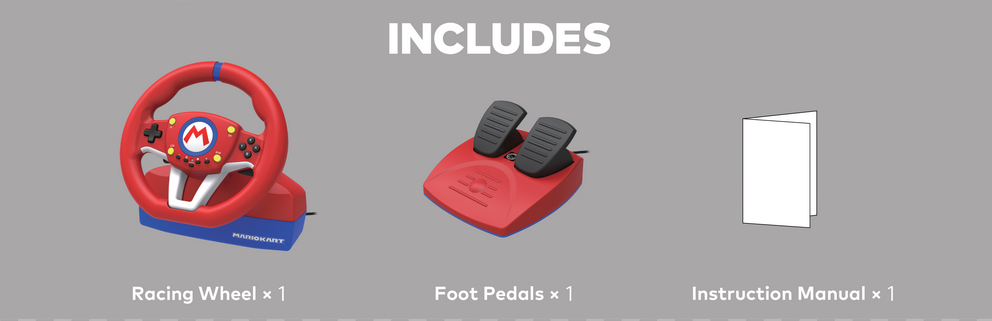 Nintendo Switch Mario Kart Racing Wheel Pro Deluxe By HORI