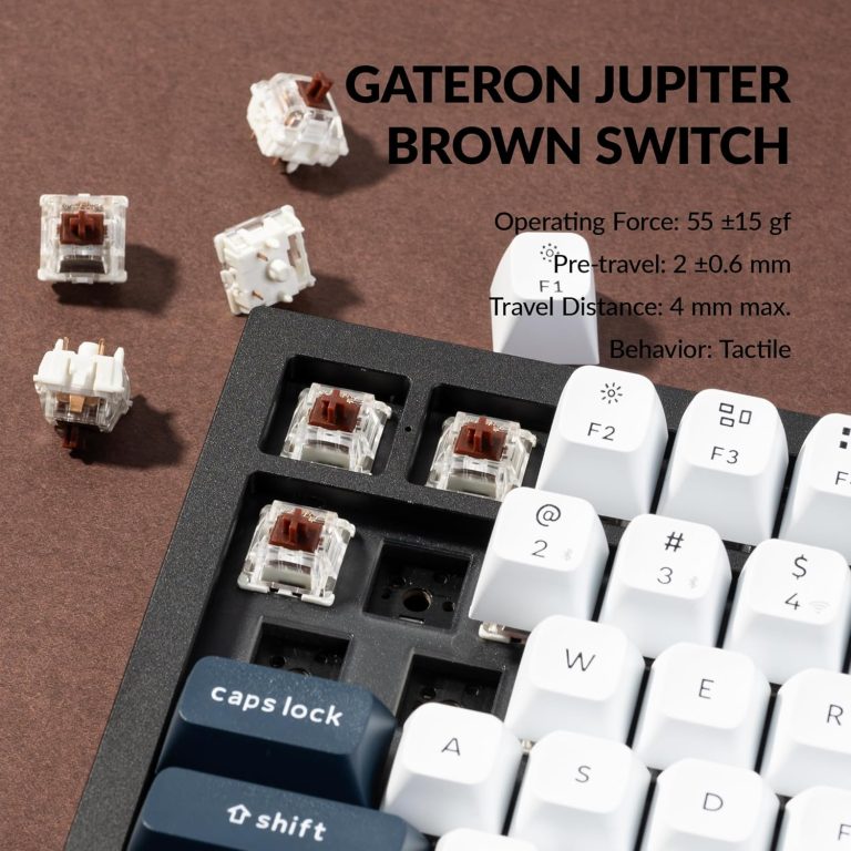 سوئیچ‌های Keychron Jupiter Brown