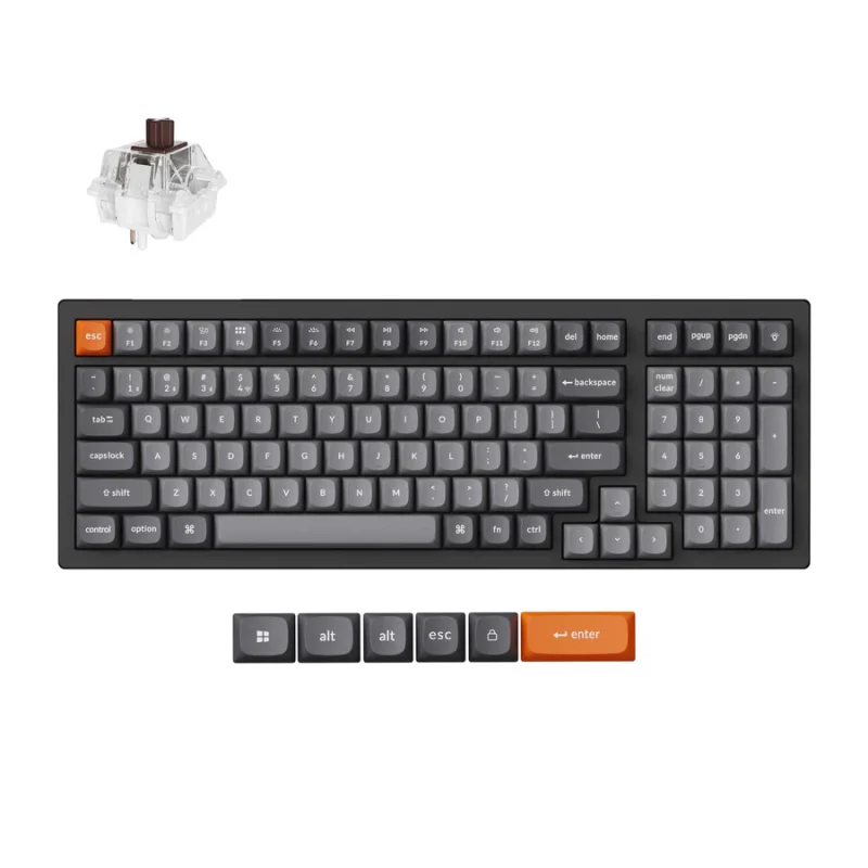 Keychron K4 Max RGB Super Brown Switch Swappable - K4M-H3