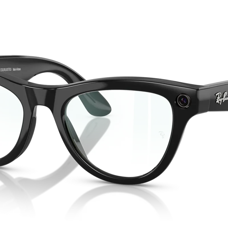 Ray-Ban | Meta RW4010 Skyler Black/Clear M