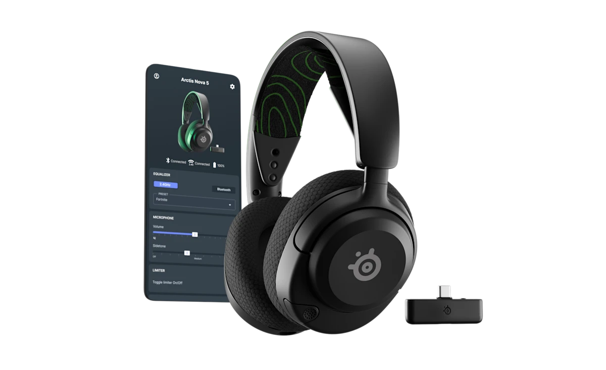 هدست بیسیم SteelSeries Arctis Nova 5X مخصوص Xbox - جعبه باز