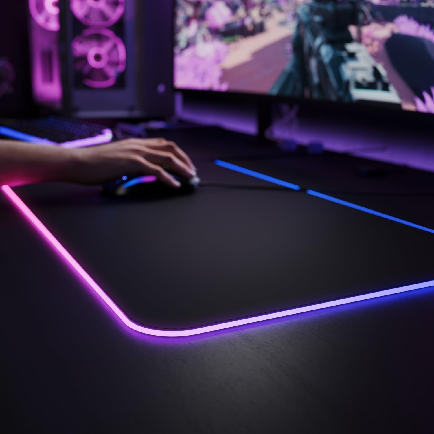 Glorious Mouse Pad GMP 2 GLED - Large Extended Black RGB