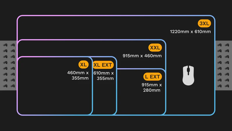 موس پد گیمینگ Glorious GMP 2 GLED RGB XL - Image 4