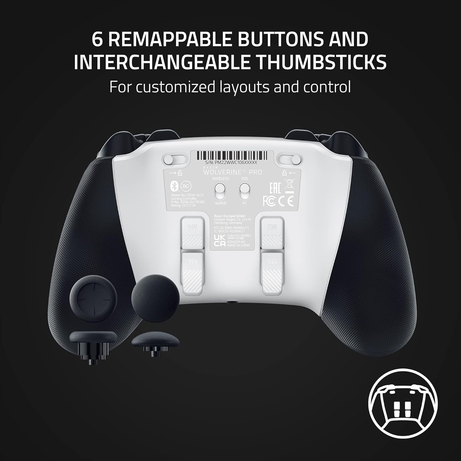Razer Wolverine V2 Pro White (PS5 / PC)