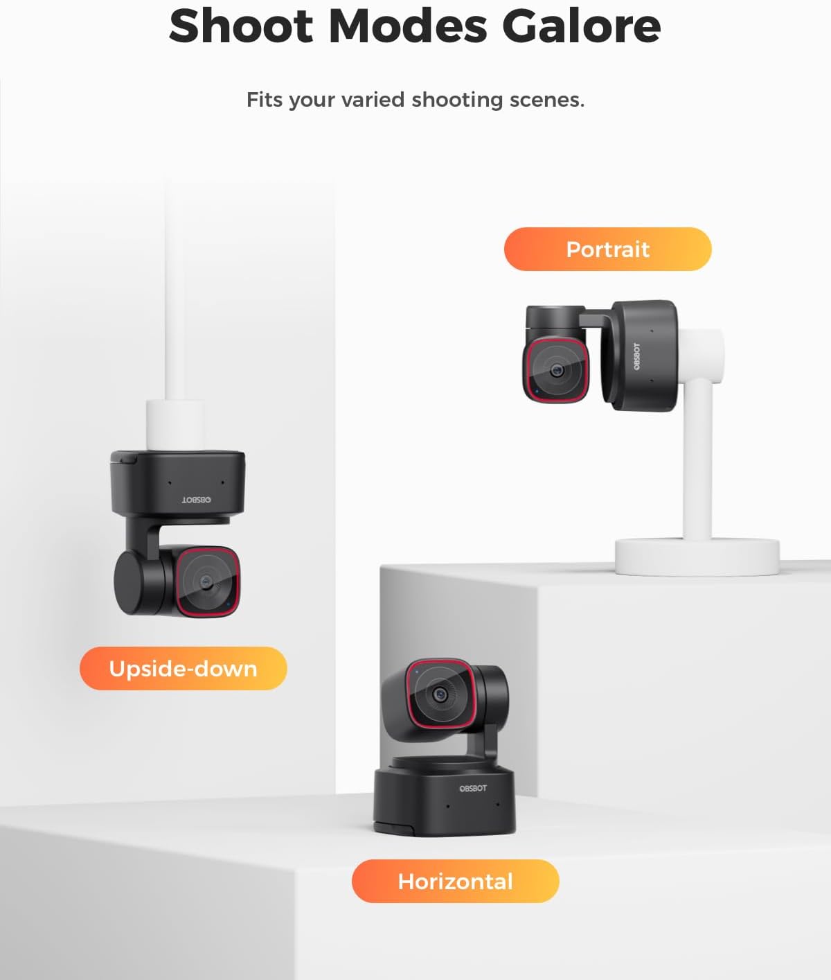 OBSBOT Tiny 2 Lite - 4K Webcam for PC