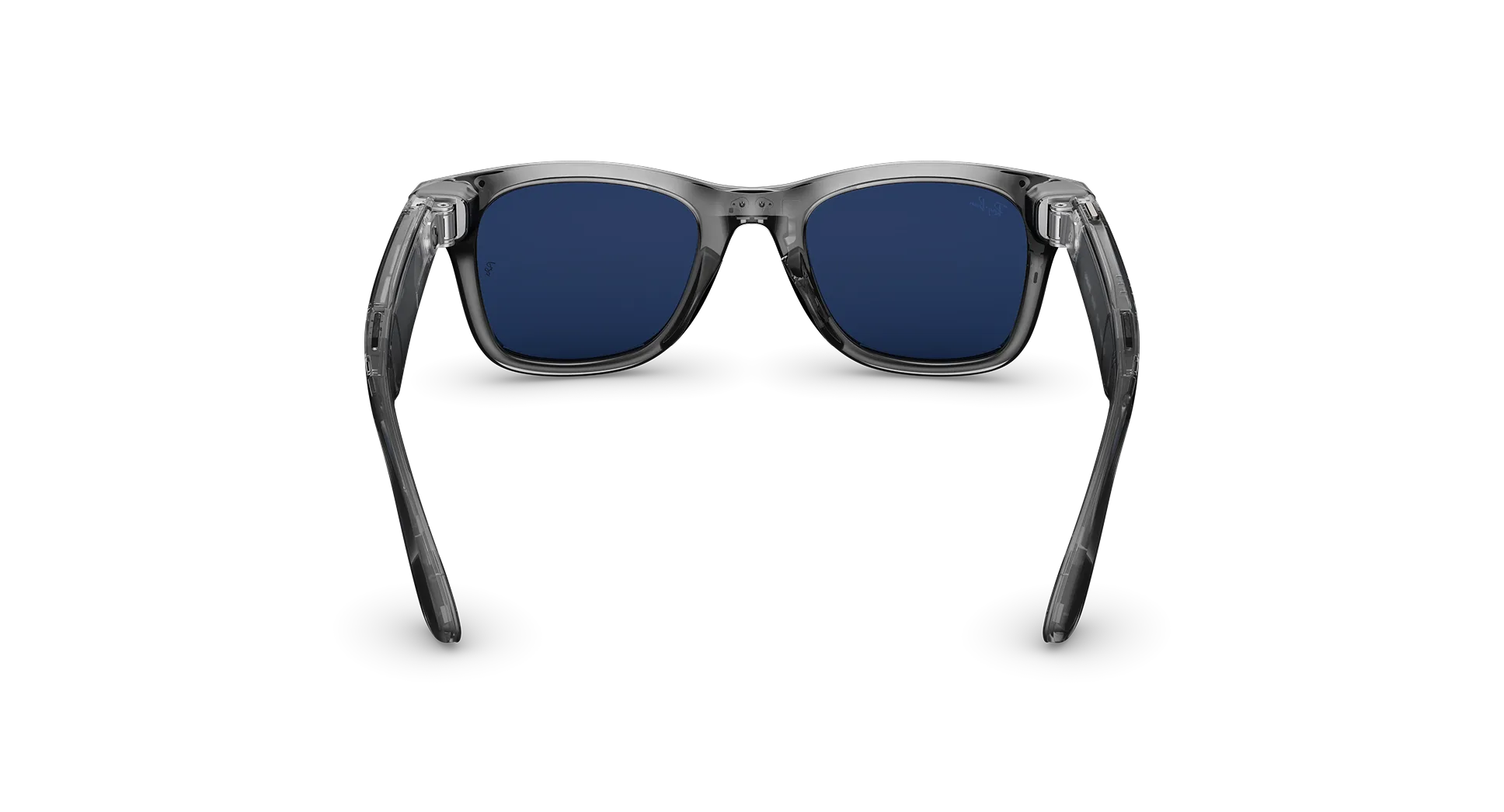 Ray-Ban Meta Wayfarer Gen 2 Shiny Transparent Grey - Clear/Sapphire Transitions S50