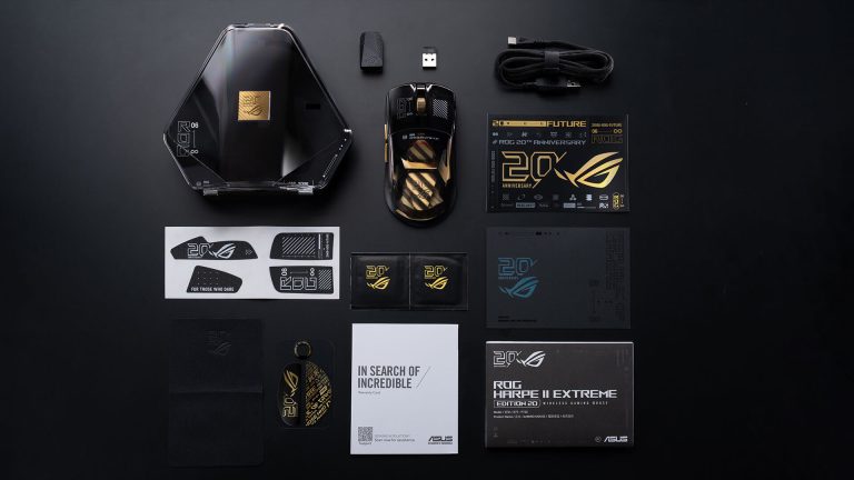 بررسی ROG Harpe II Extreme Edition 20؛ طلای ۲۴ عیار برای بازی رقابتی