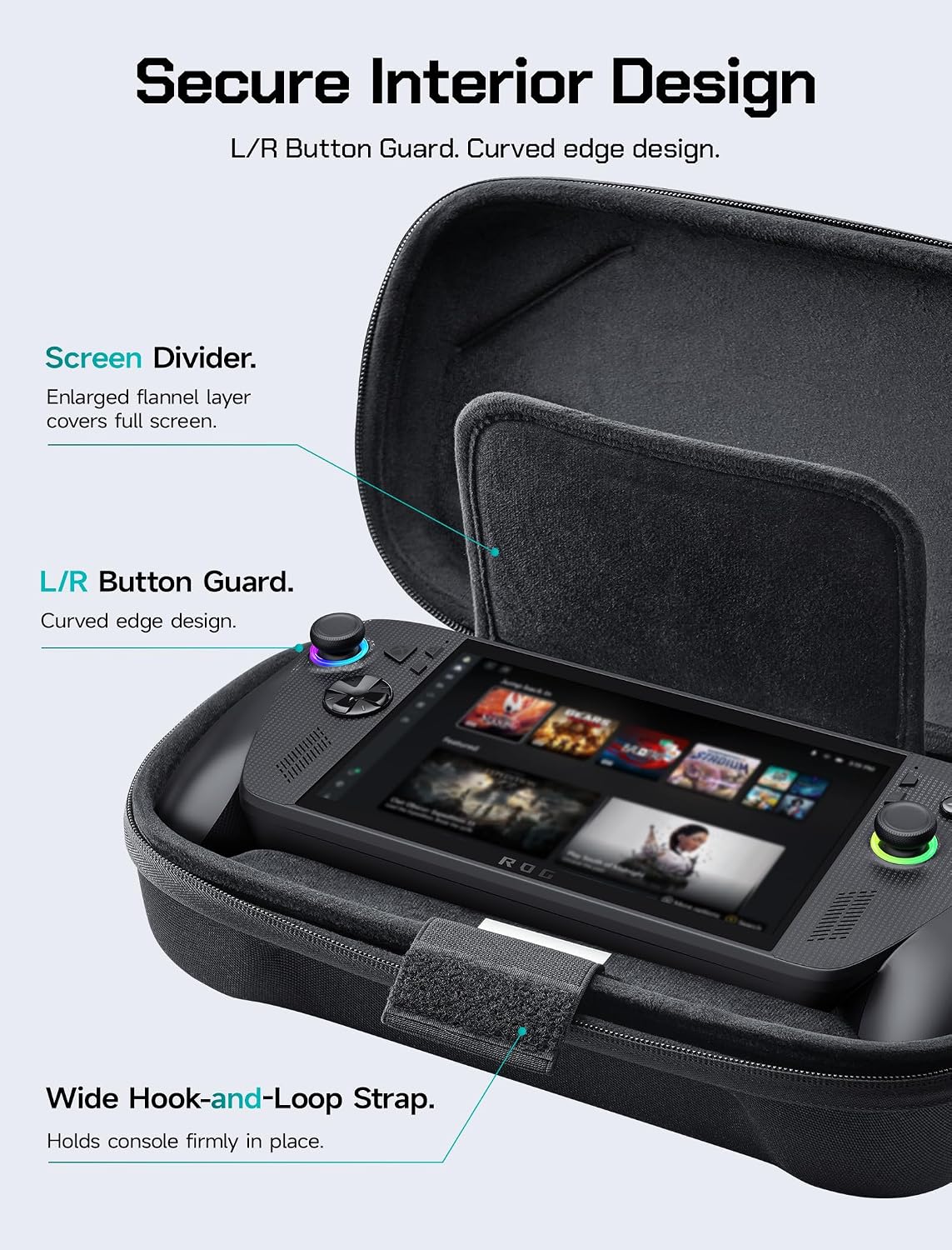 JSAUX Carrying Case for ROG Xbox Ally/ROG Xbox Ally X