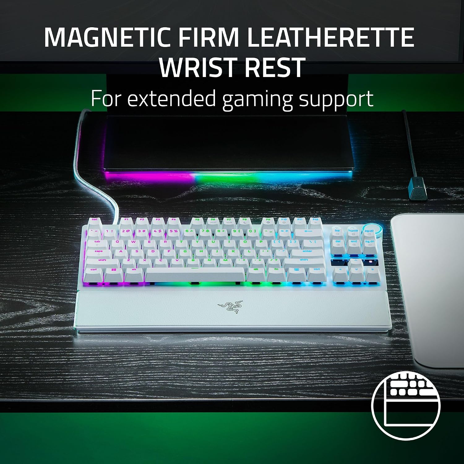 Razer Huntsman V3 Pro Tenkeyless White