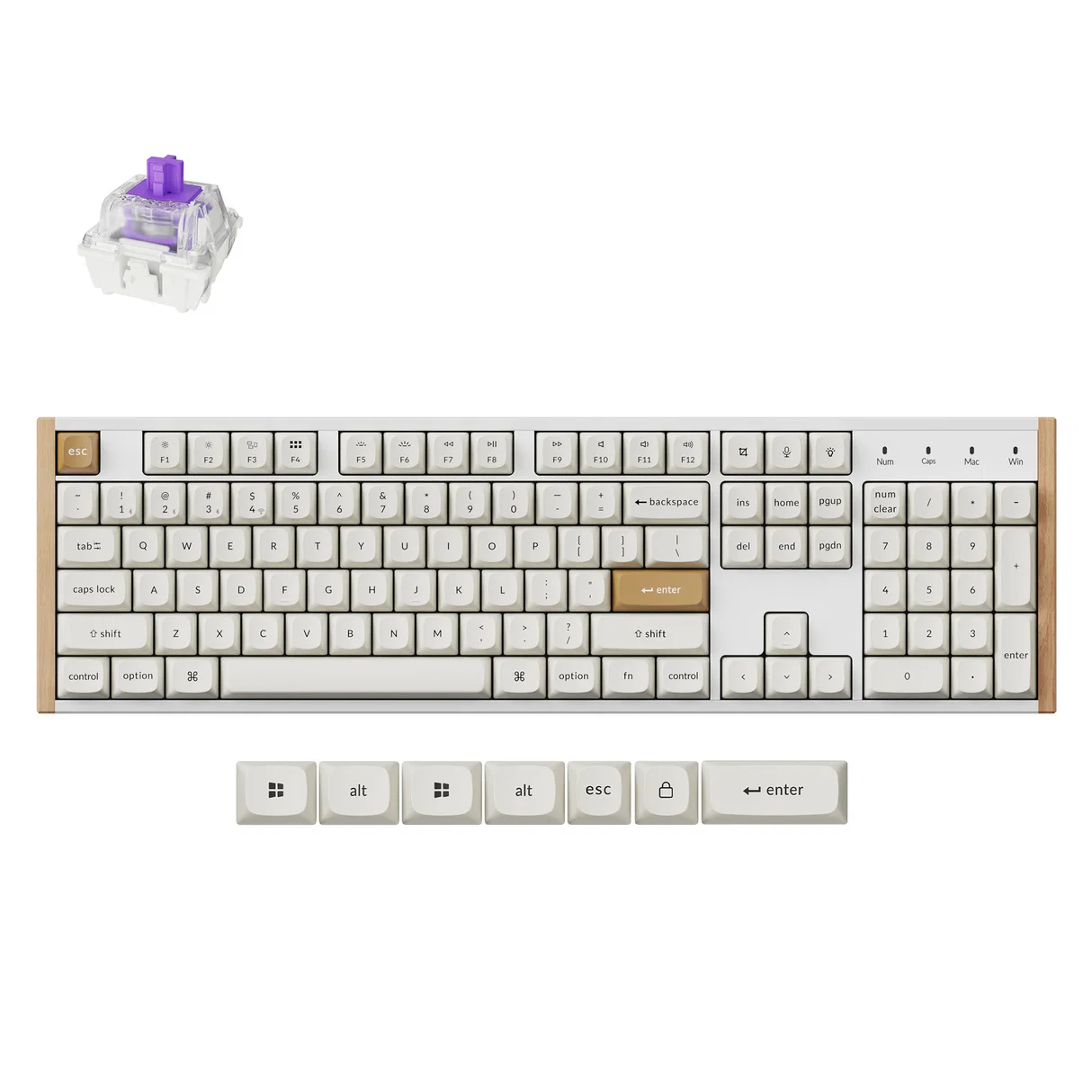 Keychron K10 HE Wireless Magnetic Switch Custom Keyboard
