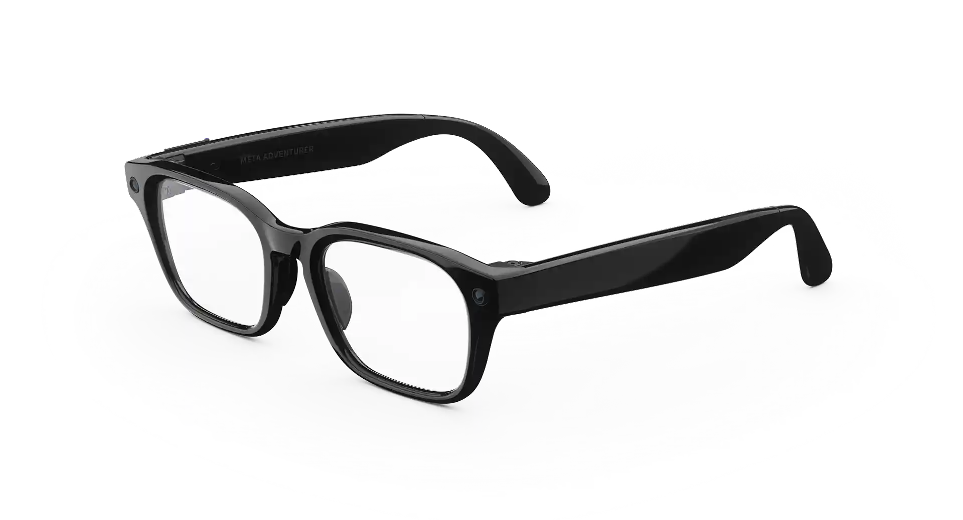 Meta Adventurer AI Glasses Classic Black Transitions Grey Standard