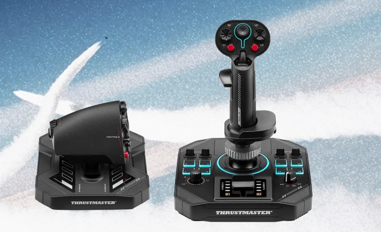 بررسی Thrustmaster SOL-R 4 HOTAS؛ کنترل حرفه‌ای پرواز و فضا