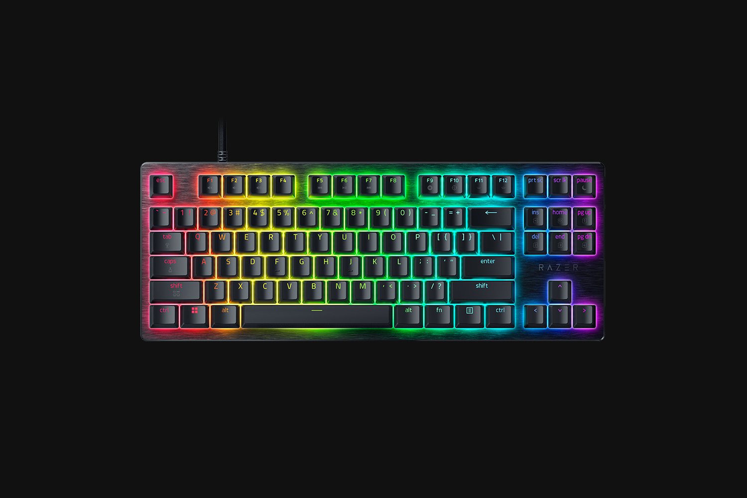 مقایسه کیبورد Razer Huntsman V3 HE Magnetic 65% و TKL 8KHz