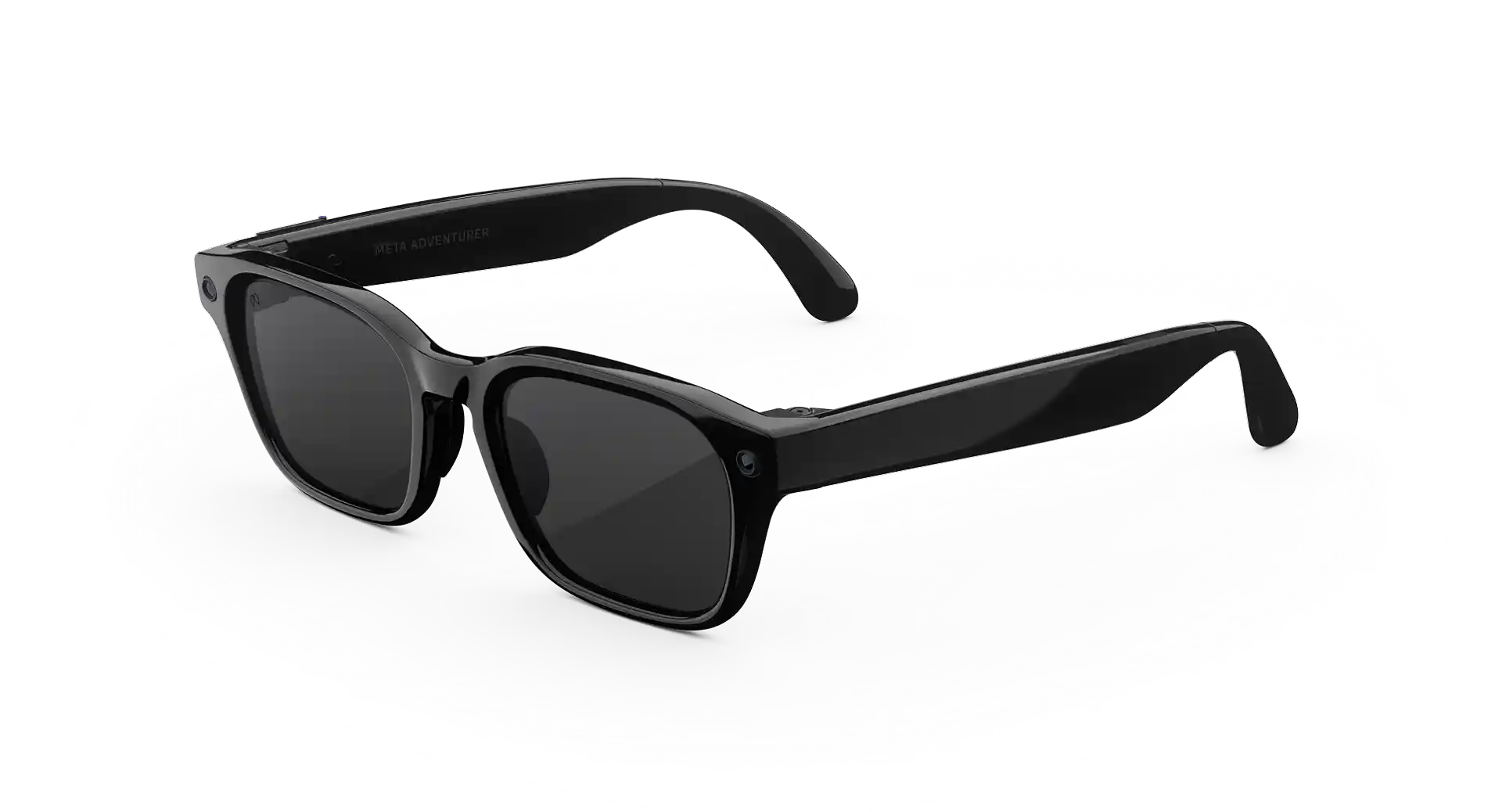 عینک هوشمند Meta Adventurer AI Glasses مشکی با لنز Transitions Grey