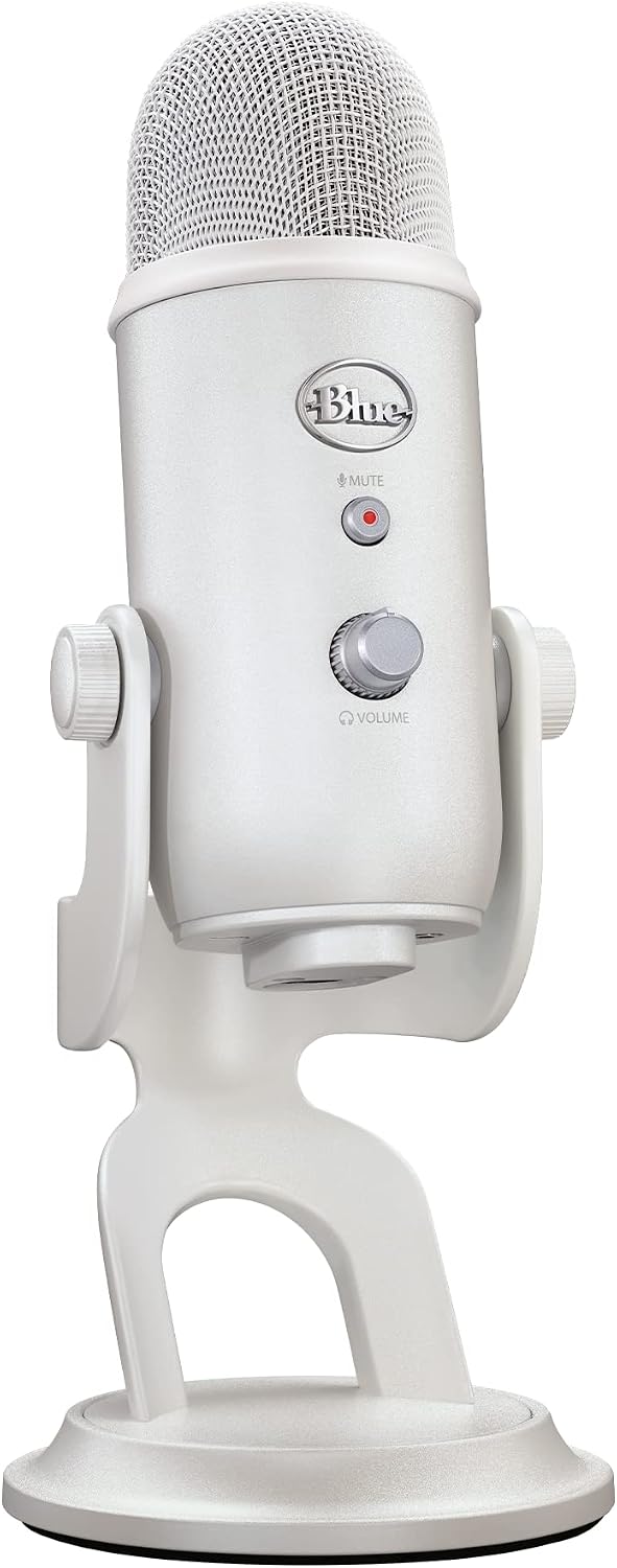blue yeti usb microphone white