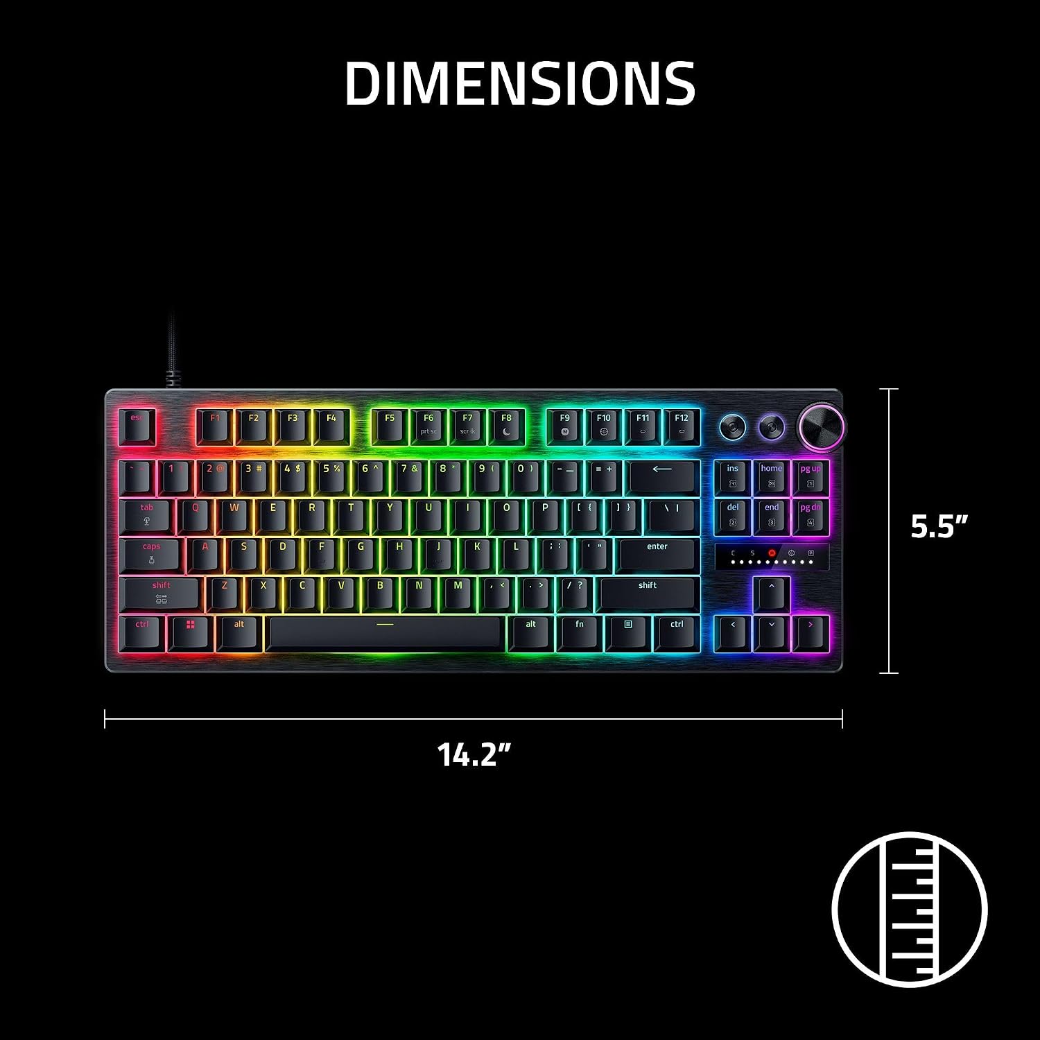 Razer Huntsman V3 Pro Low-profile Tenkeyless 8KHz