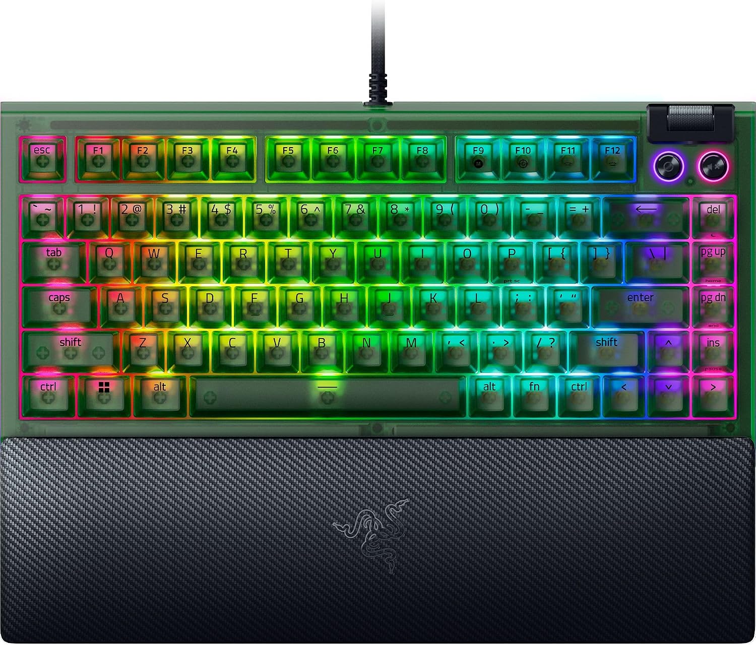 Razer BlackWidow V4 75% Phantom Green Edition
