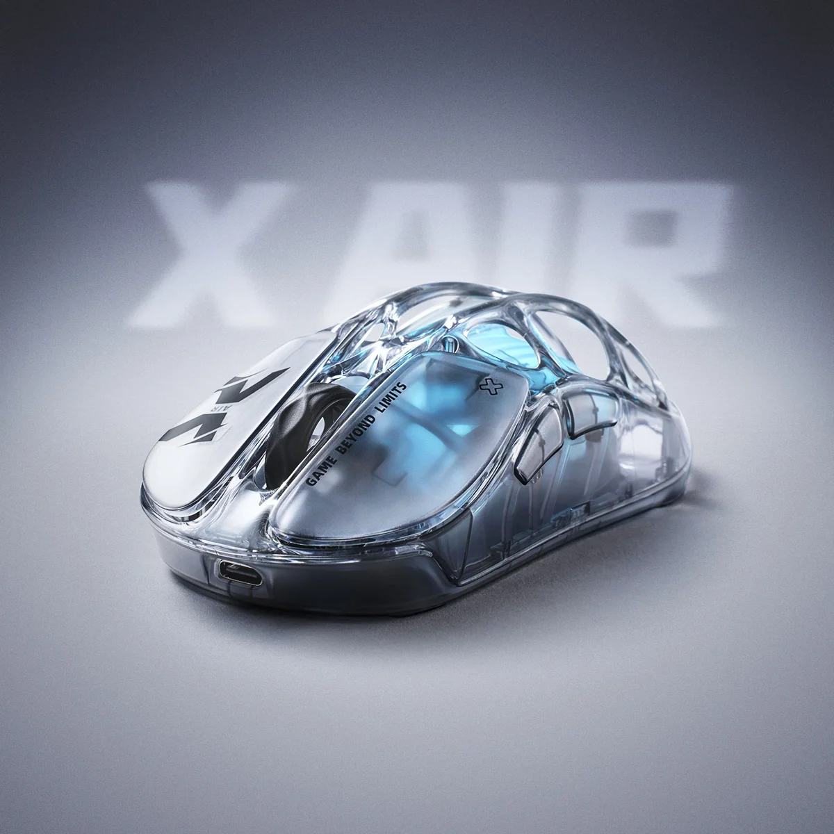 GRAVASTAR MERCURY X AIR 8K GAMING MOUSE ONYX CRYSTAL