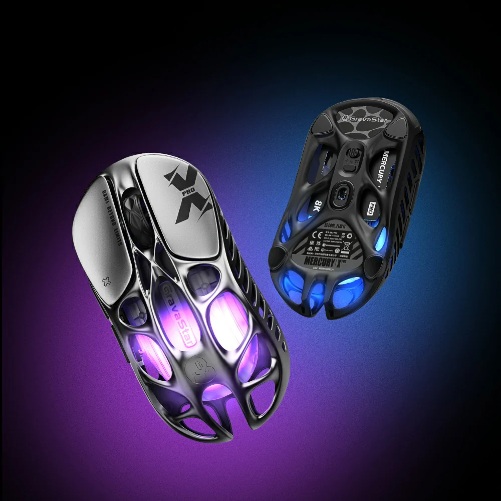 GRAVASTAR Mouse X PRO W/L INTERSTELLAR SILVER