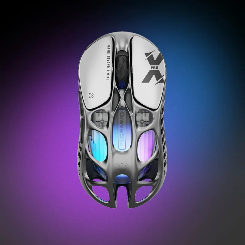 GRAVASTAR Mouse X PRO W/L INTERSTELLAR SILVER