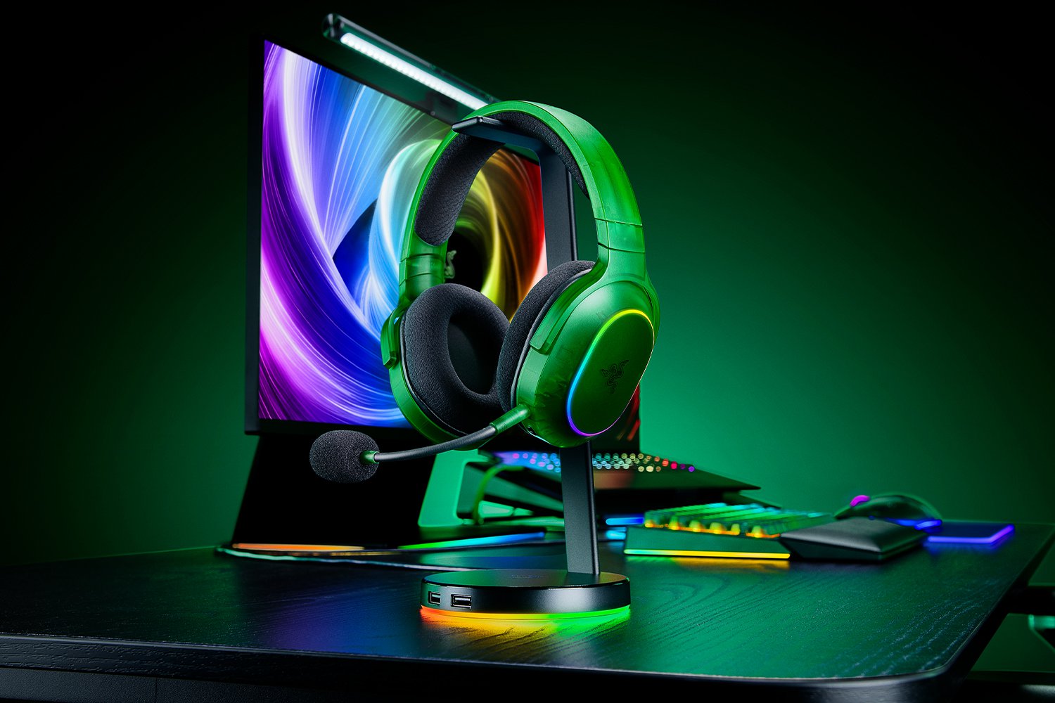 هدست گیمینگ Razer Barracuda X Chroma Phantom Green Edition - تصویر 6