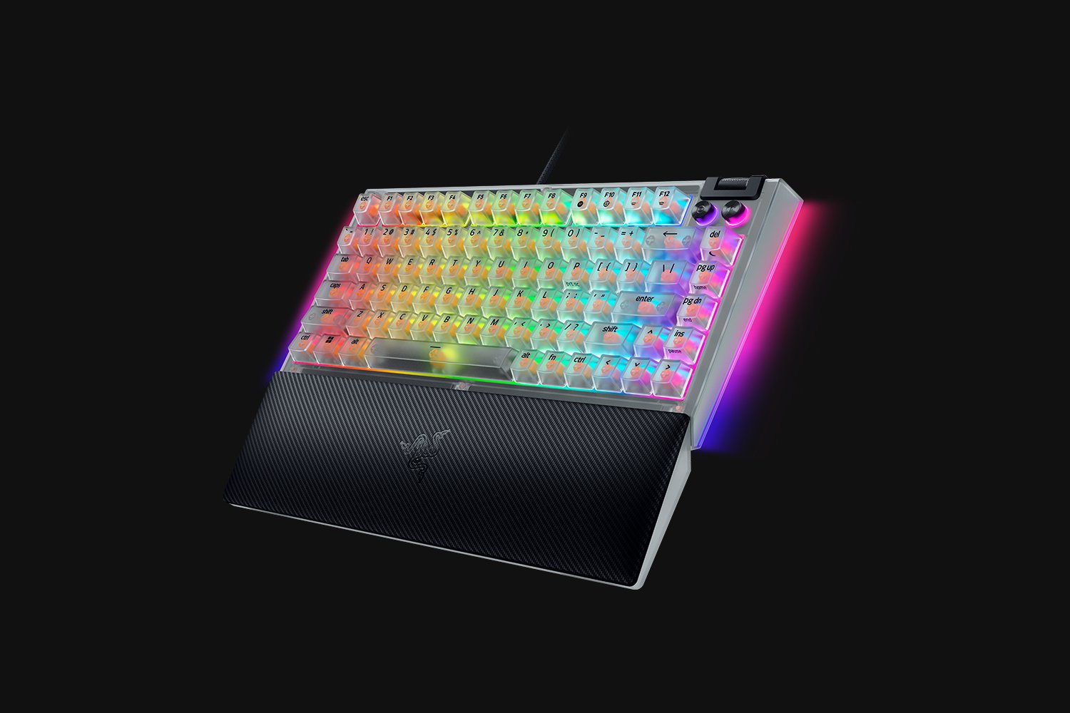 Razer BlackWidow V4 75% Phantom White Edition