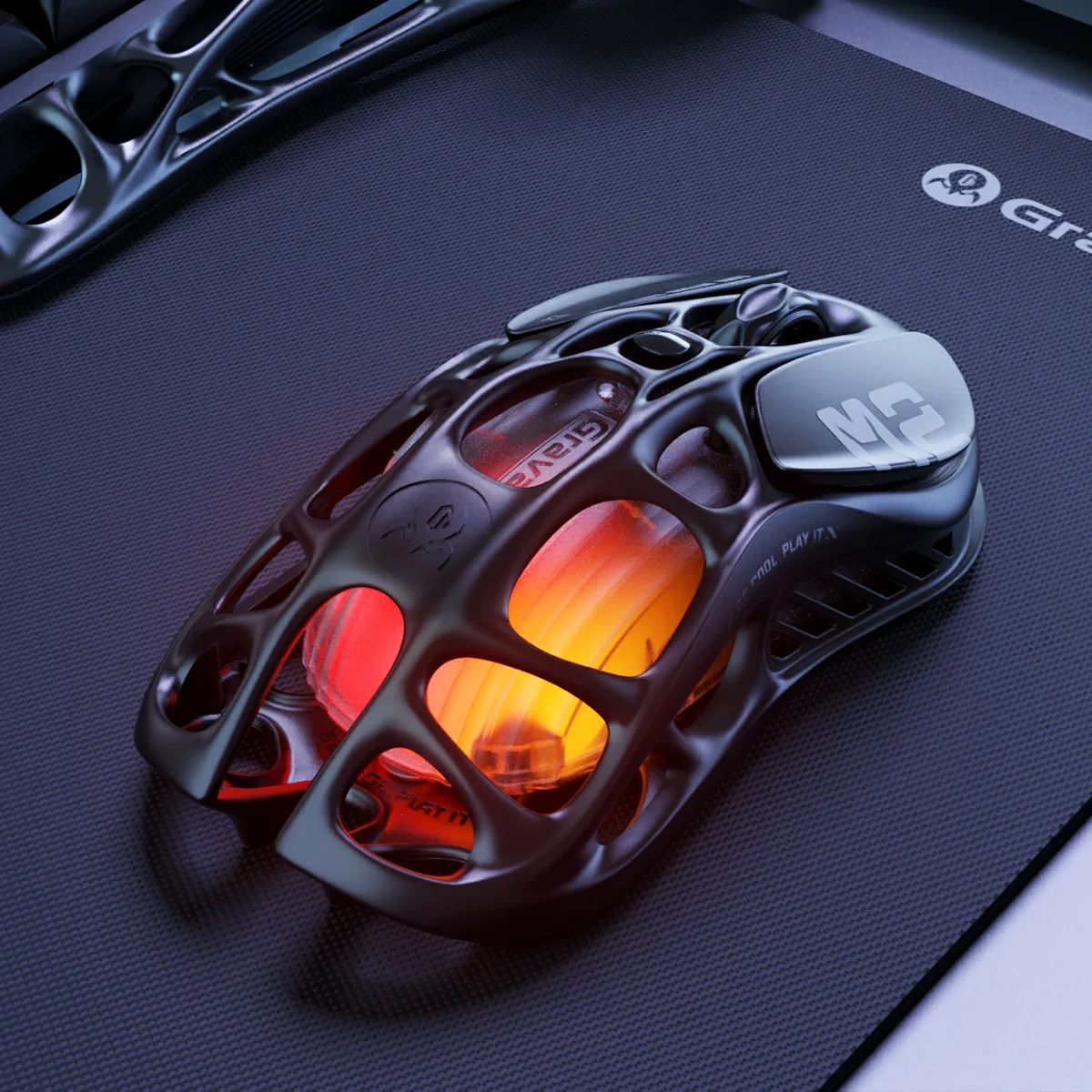 GravaStar Mercury M2 Wireless Gaming Mouse – Stealth Black